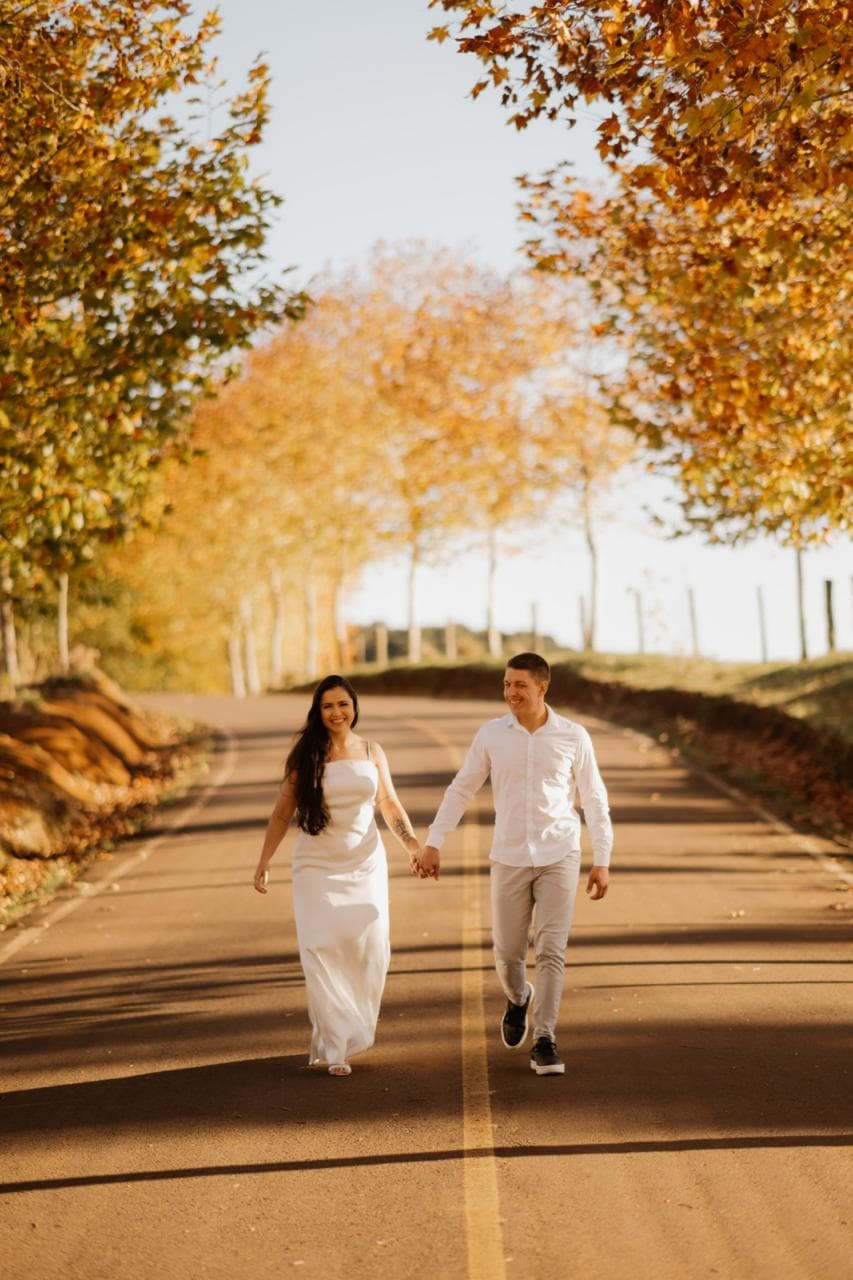 Foto de Eduarda Meneghetti e Lucas Marchetti