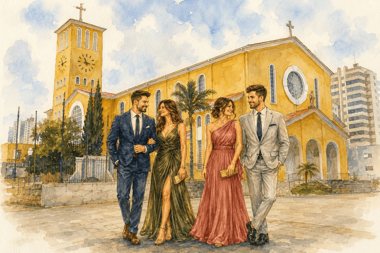 Inspirações de looks para o casamento